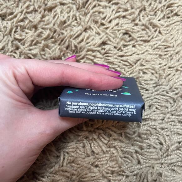 NWT! Megababe Space Bar Detoxifying Charcoal Underarm Bar - Picture 3 of 4